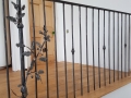 Oak Leaf Bespoke Wrought Iron Handrail