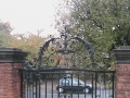 Wrought Iron Overthrow Pre-Restoration