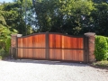 Wood and Metal Sliding Gate